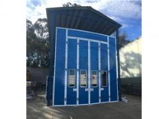 Container Type Door Lock Paint Spray Booth In Australia