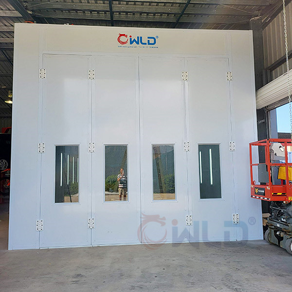 Semi Draft Spray Paint Booth Assembled In Townsville,Australia.