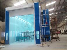 Industrial Paint Spray Booth With Air Cooling System In Bahrain