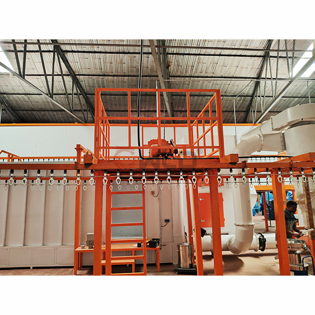 China powder coating line factory