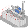WLD-10M Customized Sandblasting Booth With Dust Collector