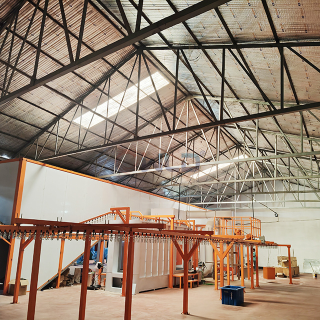China powder coating line factory