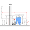 WLD-10M Customized Sandblasting Booth With Dust Collector