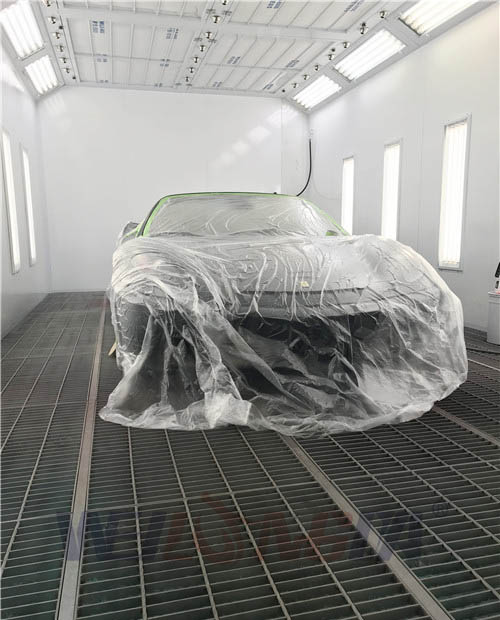 Automotive Car Painting Booth In Sweden