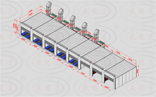 8 Combined Paint Booth Lines