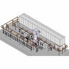 Manual And Automatic Powder Coating Line Project In The Production