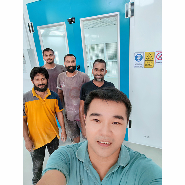WLD Chinese Spray Painting Booth In Kuwait
