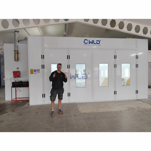 WLD Brand Spray Booth With Heat Recycling System Installed In Sweden